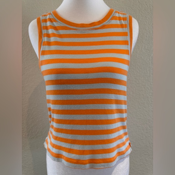 Anthropologie – Maeve Cropped Striped Halter Tank – Size Medium - Picture 5 of 13